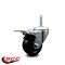 Service Caster 3 Inch Soft Rubber Wheel Swivel 34 Inch Threaded Stem Caster Total Lock Brake SCC SCC-TSTTL20S314-SRS-34212 - alternate 3